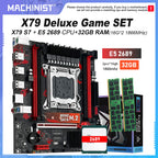 MACHINIST X79 Motherboard S7 LGA2011-3 Xeon Kit E5 2689 CPU Processor and DDR3(2x16gb)32gb 1866MHz Memory NVME/SATA M.2 M-ATX