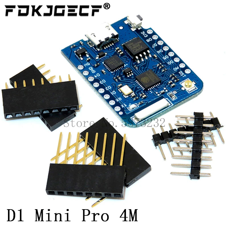 ESP8266 D1 Mini Pro V3.0 Wifi Development Board Nodeu WS2812 RGB DHT11 DHT22 AM2302 Relay DS18B20 BMP180 Motor For Wemos Diy Kit