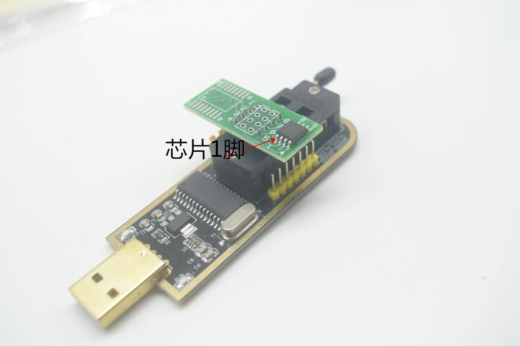 1PCS  CH341A CH341B 24 25 Series EEPROM Flash BIOS USB Programmer Module SOIC8 SOP8 Test Clip For EEPROM 93CXX / 25CXX / 24CXX