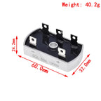 50A 1200V Aluminum Metal Case 3 Phase Diode Bridge Rectifier 50Amp SQL50A Module