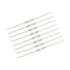 100PCS 3*10MM Fast-Blow Glass Tube Fuse with Lead Wires 0.5A 1A 1.5A 2A 2.5A 3A 4A 5A 250V Axial Fast Glass Fuse with Lead Wire