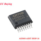 10Pcs/1pc AS5600 AS5047P AS5048A AS5040 AS5045 AS5045B AS5145B AS5047D MT9101ET Magnetic Rotary Position Sensor Encoder IC Chip