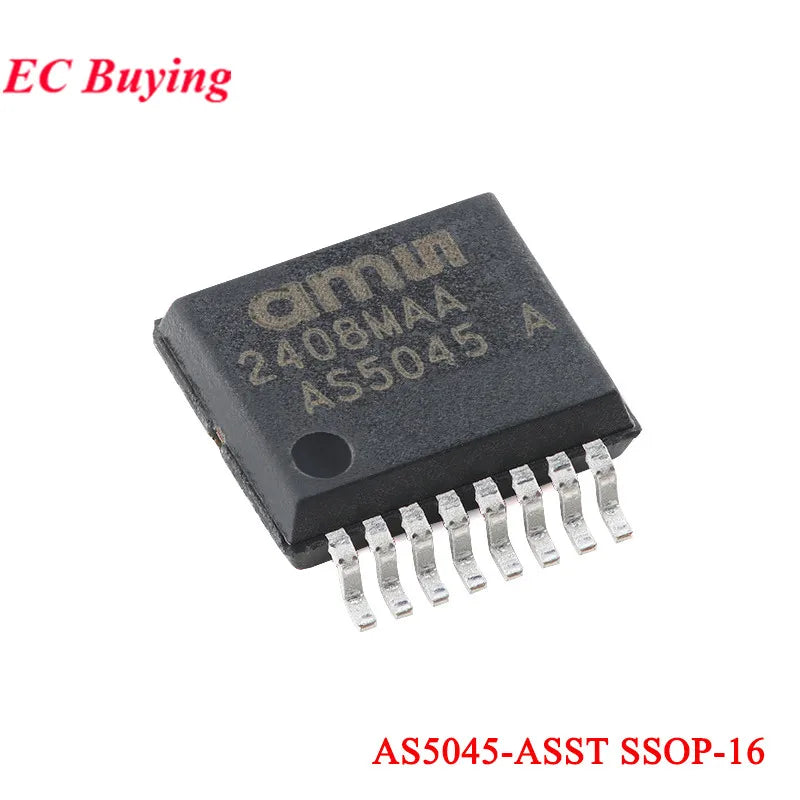10Pcs/1pc AS5600 AS5047P AS5048A AS5040 AS5045 AS5045B AS5145B AS5047D MT9101ET Magnetic Rotary Position Sensor Encoder IC Chip