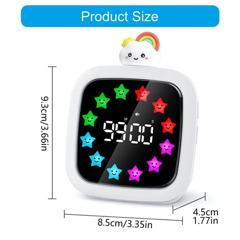 Visual Timer Management Tool Countdown Kids Timer Clock For Child Learners Home, School Quiet Operation