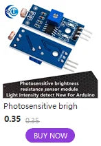 Updated LDR Photosensitive Sensor Module: for Arduino-Compatible – For Light Intensity & Brightness Detection