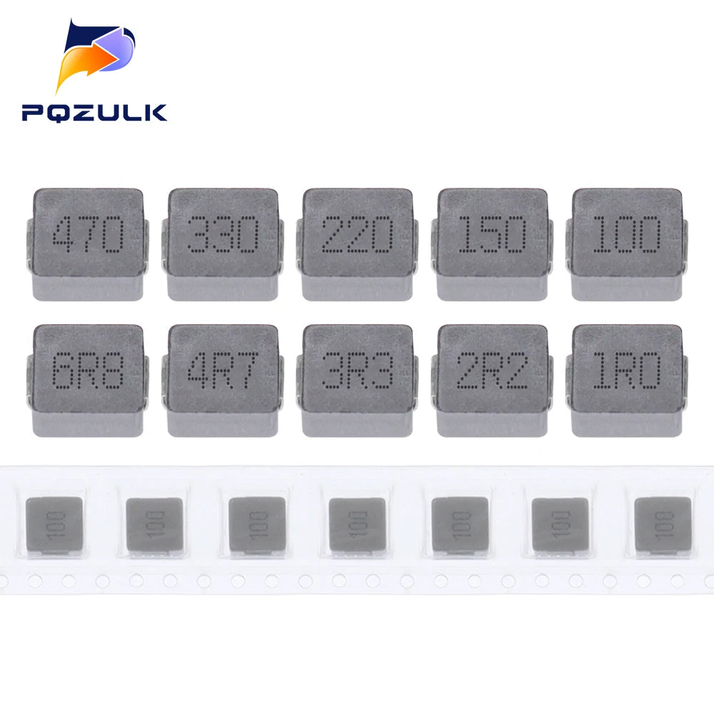 10PCS 0630 SMD Power Inductors 1uh 2.2uh 3.3uh 4.7uh 6.8uh 10uh 15uh 22uh 33uh 47uh Chip Inductor 6*6*3