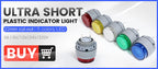 VaneAims Plastic Power Signal Lamp AD16-22DS Small LED Indicator Light Beads 12V 24V 220V Red White Green Blue And Yellow