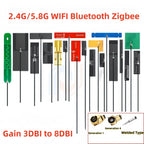 5Pcs/Lot 2.4G 5G 5.8G Dual Frequency With Built-in FPC Soft Board Wifi Bluetooth PCB Patch High Gain Antenna