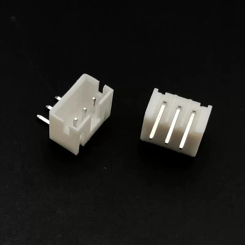 50pcs PH2.0 Connector Pitch 2.0mm Pin Header Male Connector Right Angle 90 Degrees Bend Curved Needle 2/3/4/5/6/7/8/9/10-12pin