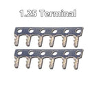 50pcs Micro JST MX1.25 Straight needle/curved needle Connector 2Pin~12Pin Male Pin Header Right Angle 90°/180° 1.25mm Pitch