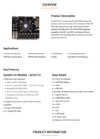 ALINX AXVU13G FPGA Development Board with AMD Virtex UltraScale+ XCVU13P, QSFP-DD QSFP28 FMC+ High-Speed IO