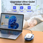 Vaydeer Undetectable Mouse Mover, Mouse Jiggler Device with ON/Off Switch, Driver-Free Shaker Wiggler Mouse Movement Simulation