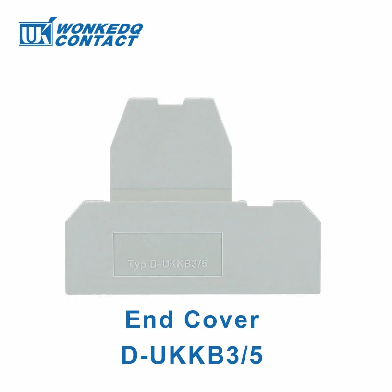 10Pcs UKK/UKKB 5 Double-Level Terminal Block 2 Layer 0.2 - 4 mm² Plug Wire Electrical Screw Connector DIN Rail Termin UKK5 UKKB5