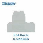 10Pcs UKK/UKKB 5 Double-Level Terminal Block 2 Layer 0.2 - 4 mm² Plug Wire Electrical Screw Connector DIN Rail Termin UKK5 UKKB5