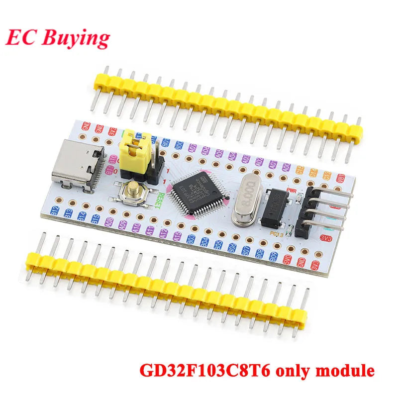 STM32F103C8T6 GD32F103C8T6 CKS32F103C8T6 APM32F103C8T6 STM32 Type-C ARM Chip Core System Development Board Module 32F103C8T6