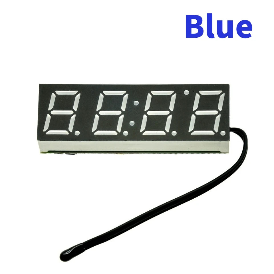 LED RX8025T Digital Clock Temperature Voltage Module DIY Time/Thermometer/Voltmeter DC 5-30V For Arduino