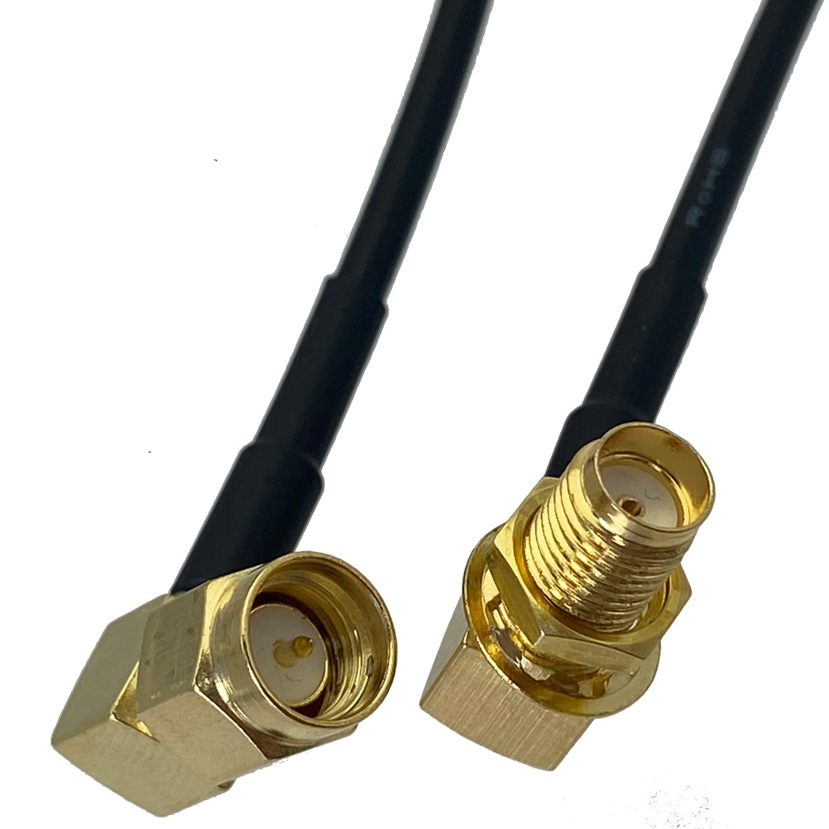 RG174 SMA to SMA RP SMA Male Plug & Female Jack Crimp Straight & Right Angle RF Coaxial Connector Pigtail Jumper Cable 4inch~3M