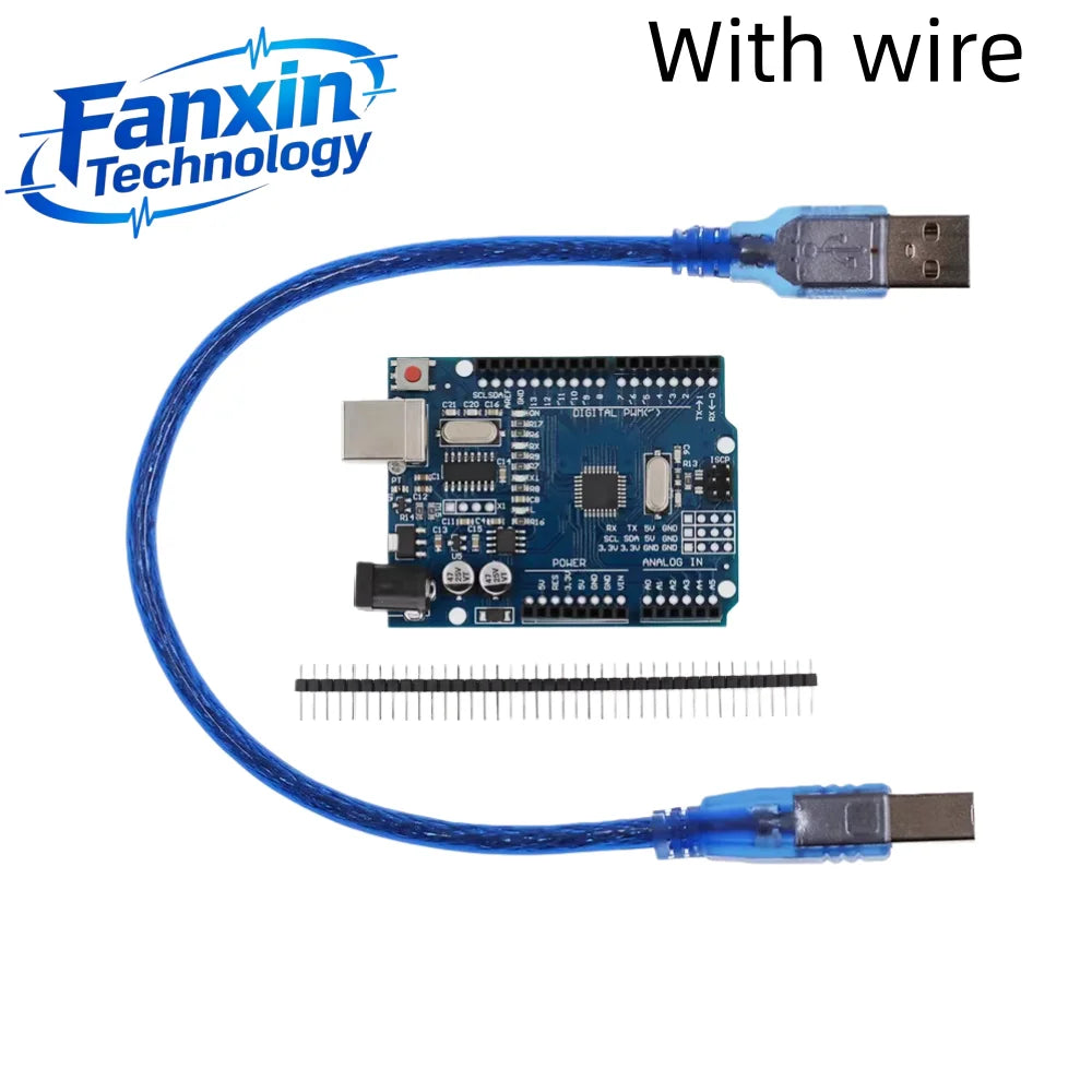 UNO R3 improved version development board with straight pin cable CH340G suitable for Arduino