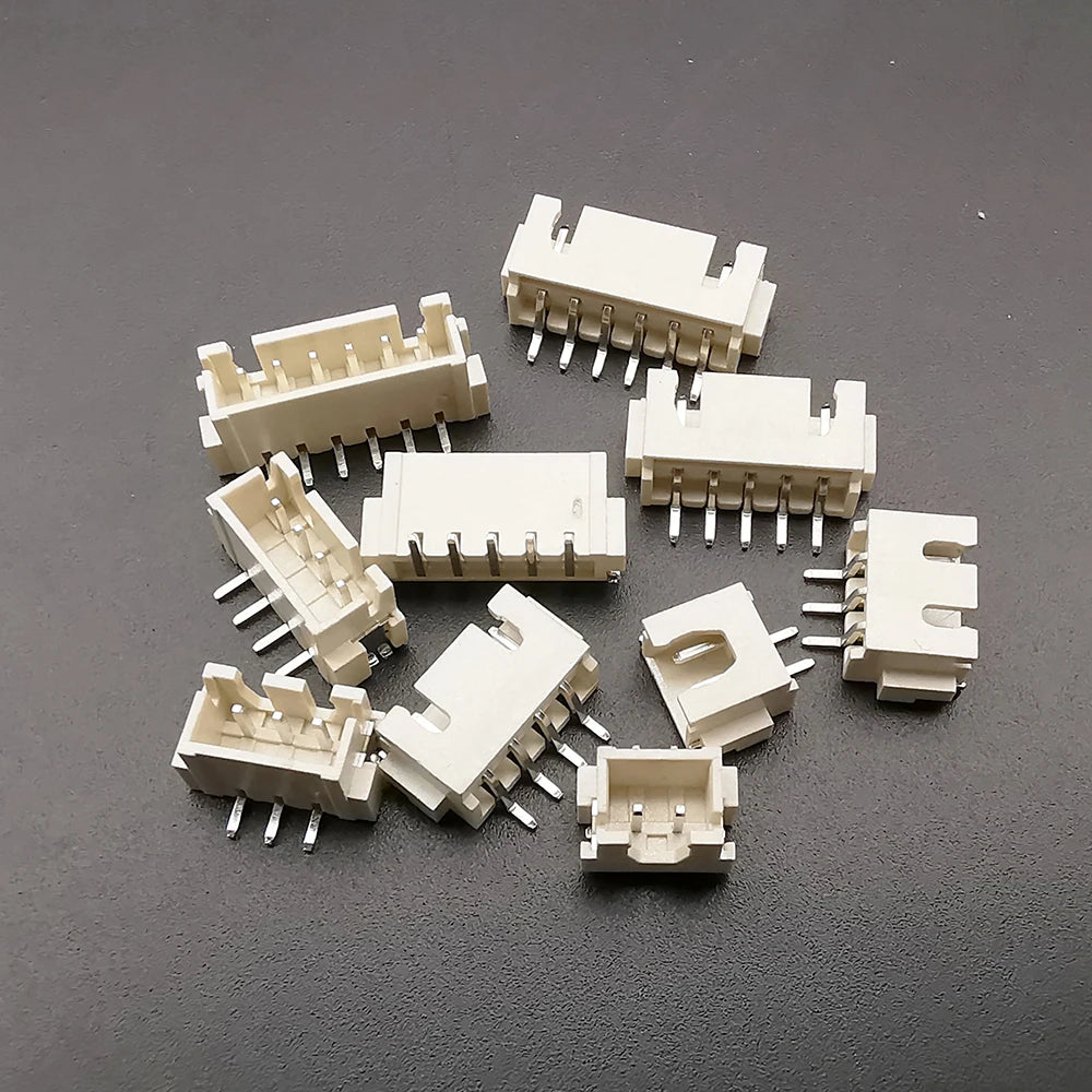 10/50Pcs SH/JST/ZH/PH/XH Pitch 1.0mm 1.25mm 1.5mm 2.0mm 2.54mm 2/3/4/5/6Pin Horizontal Vertical Male Pin Header Socket Connector