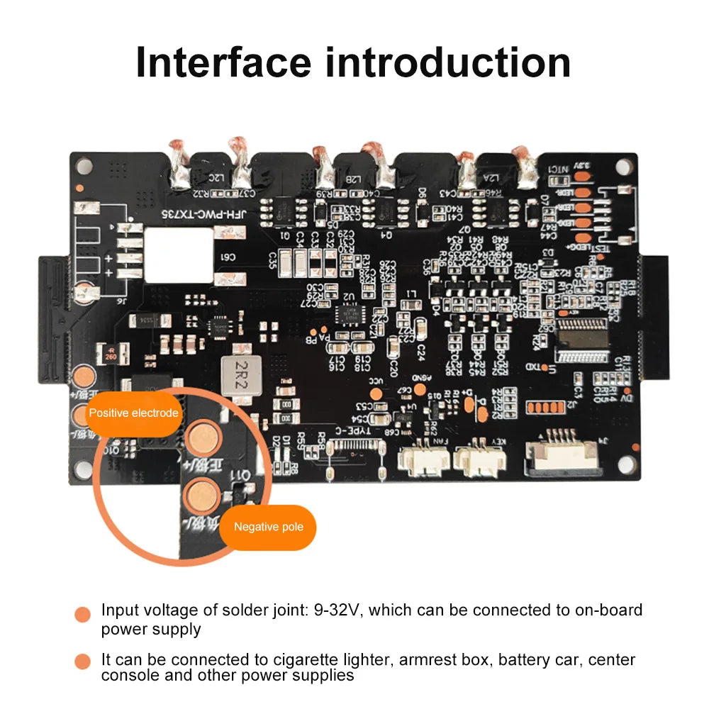 20W High Power 12V Quick Charging Wireless Charger Transmitter Module Universal 9-32V Wireless Charging Modules for Car Power