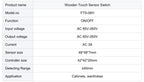 85V-265V AC LED Touch Switch, Suitable for Hidden Cabinet Installation, Can Penetrate 40MM Thickness Wood Touch Sensor
