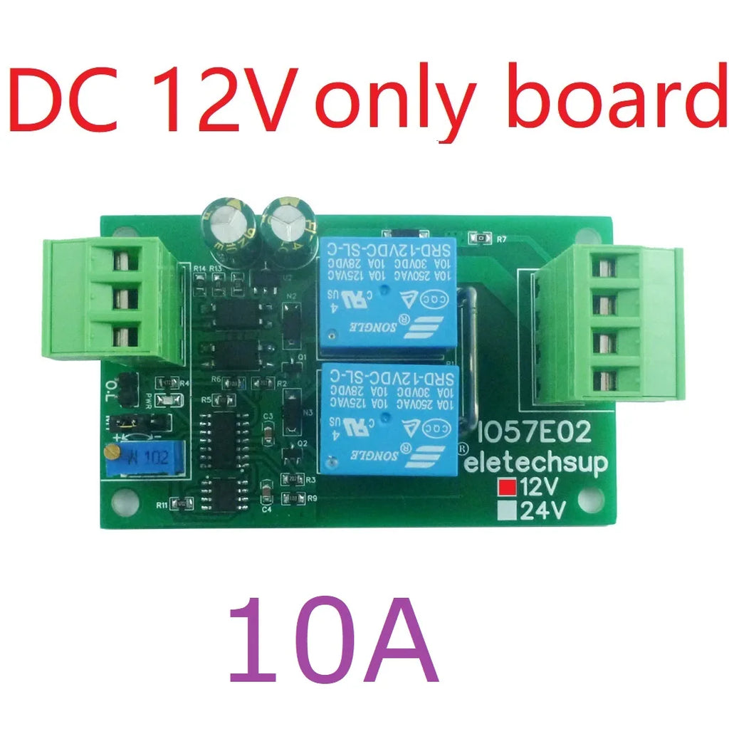 Brushed DC Motor Overload Overcurrent Short Circuit Protector Module Forward Reverse Controller 10A 20A 30A DC 12V 24V Power