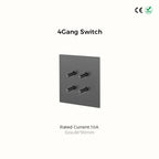 Avoir Wall Toggle Switch Gray Stainless Steel Panel Light Switches 2Way Power Socket Europe Korea French Electrical Outlets Home
