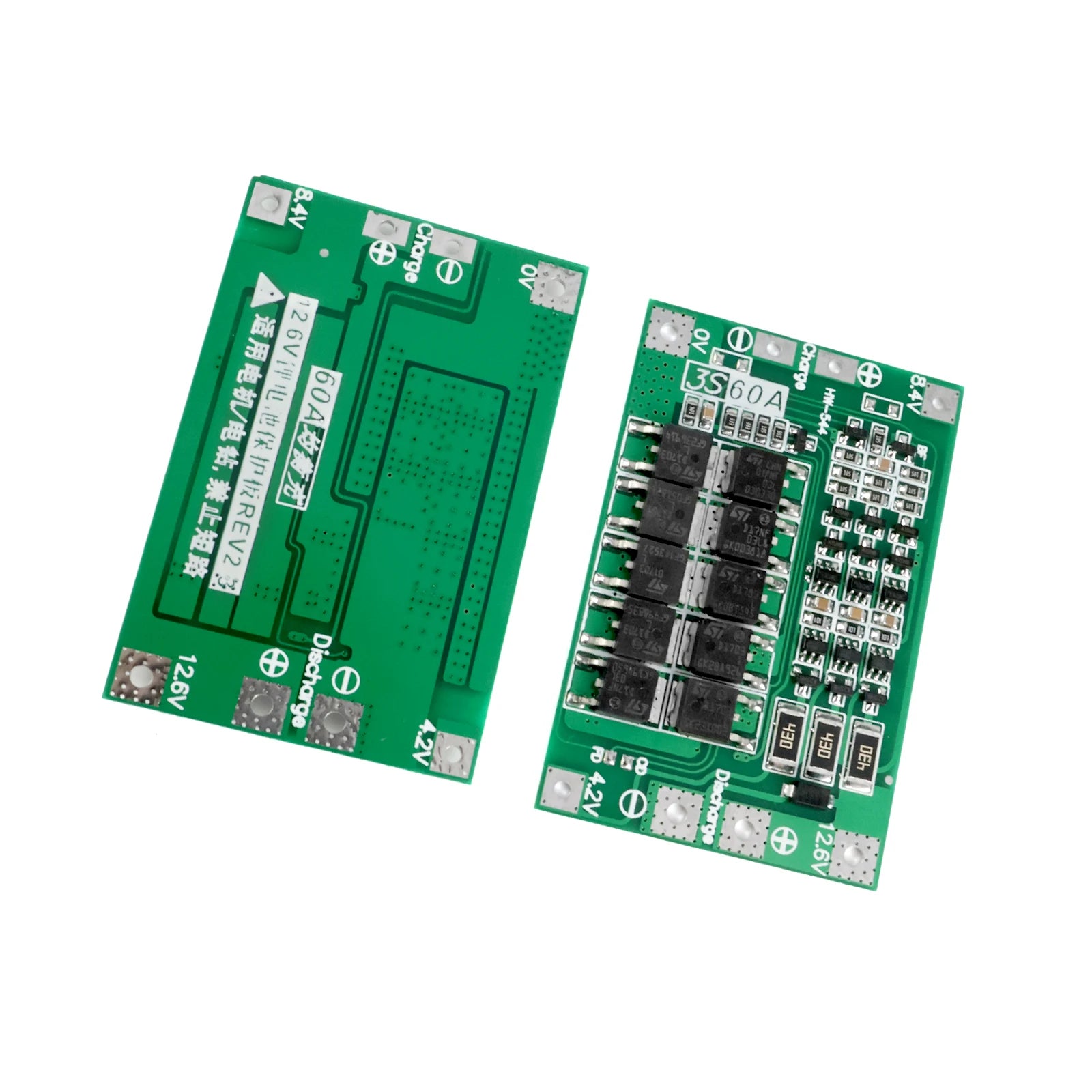 3S 4S 40A 60A 18650 Lithium Battery Protection Board BMS 12.6V 16.8V Overcharge Overdischarge Protection for Drill