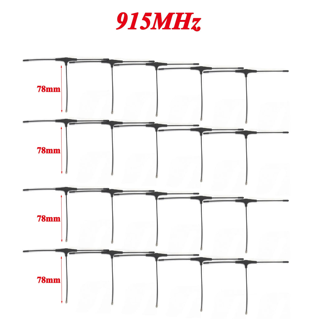 915MHz 2.4G T-type ELRS Antenna 78/120/220mm  IPEX 1 IPEX1 for FPV Drone TBS CROSSFIRE FRSKY R9mm R9MX ELRS Nano EP1 RX Receiver