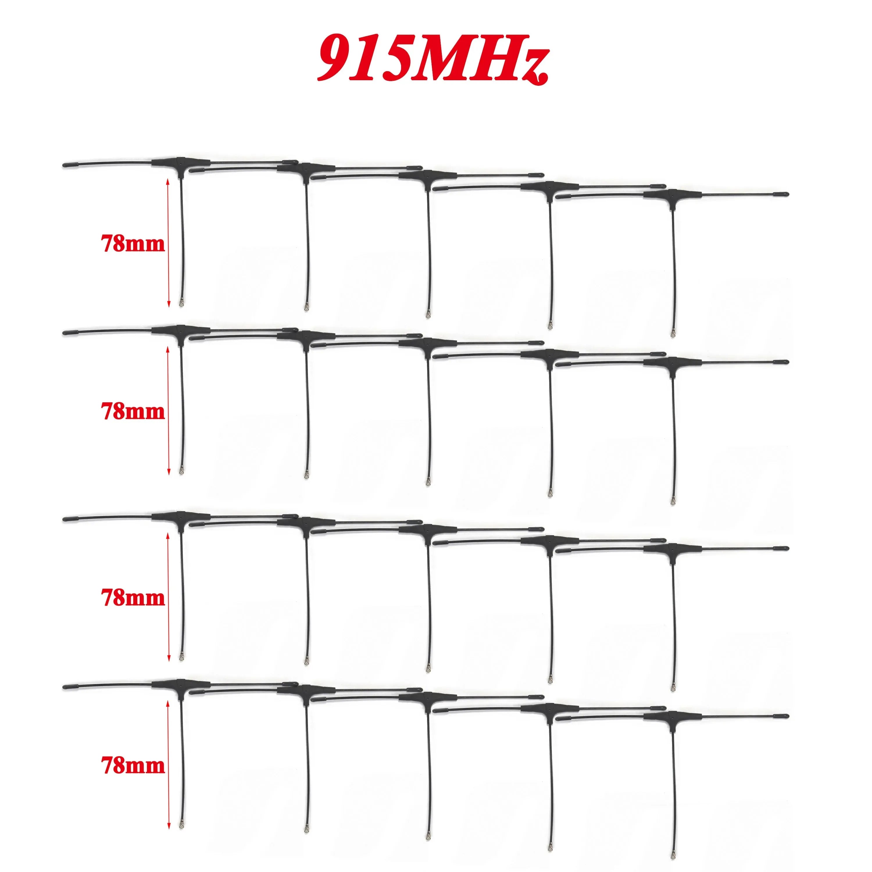 915MHz 2.4G T-type ELRS Antenna 78/120/220mm  IPEX 1 IPEX1 for FPV Drone TBS CROSSFIRE FRSKY R9mm R9MX ELRS Nano EP1 RX Receiver