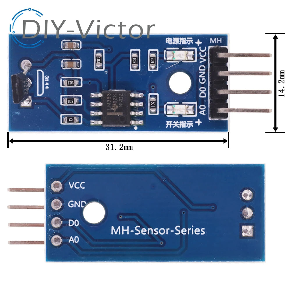 1/5/10PCS Smart Electronics 4pin Linear Magnetic Hall Switches Speed Counting Sensor Module for Arduino diy Starter Kit