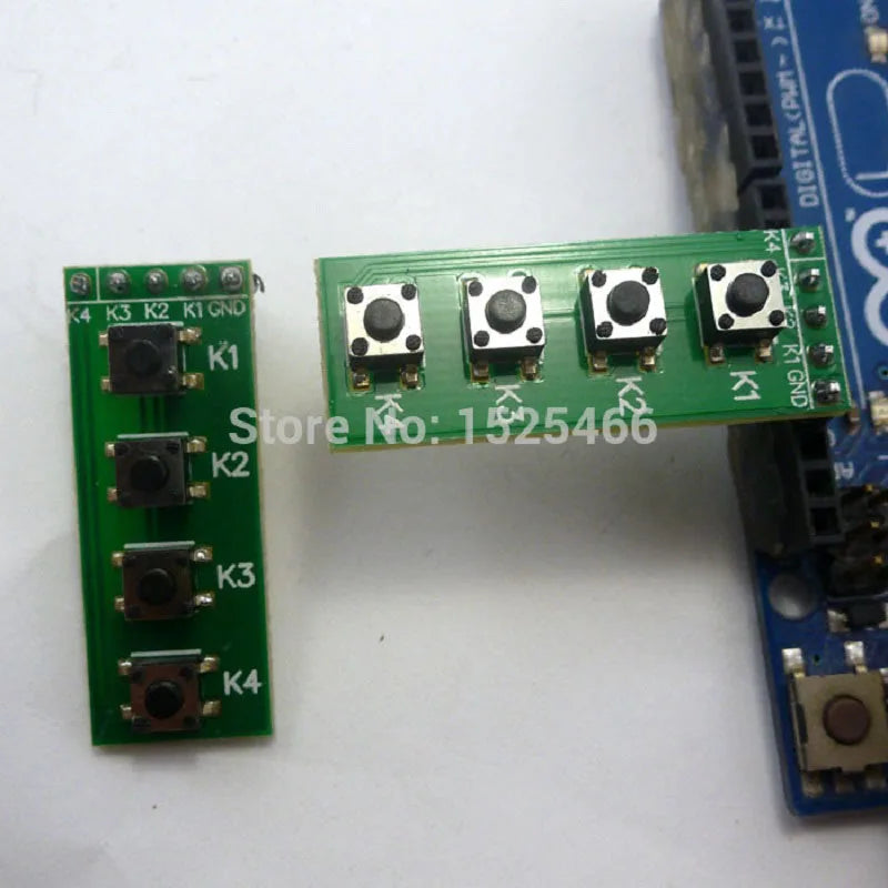 2pcs 4 Key MCU Keyboard Matrix for Arduino MEGA2560 DUE Button Banana Pi Breadboard Switch FPGA CPLD STM32