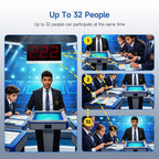 Retekess TM101 Quiz Answer Game Buzzer System 3 Answer Mode 4 Color State for Classroom Competition Game Show Family Party Games