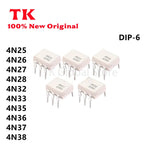 20Pcs New 4N25 4N26 4N27 4N28 4N32 4N33 4N35 4N36 4N37 4N38 DIP6 Optocoupler chip In Stock 100% Quatily