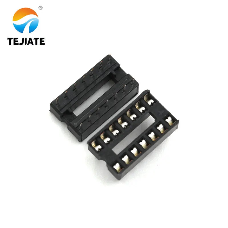 10PCS IC Sockets DIP6 DIP8 DIP14 DIP16 DIP18 DIP20 DIP24 DIP32 DIP28 DIP40 pins Connector DIP Socket 6 8 14 16 18 20 24 28 40Pin