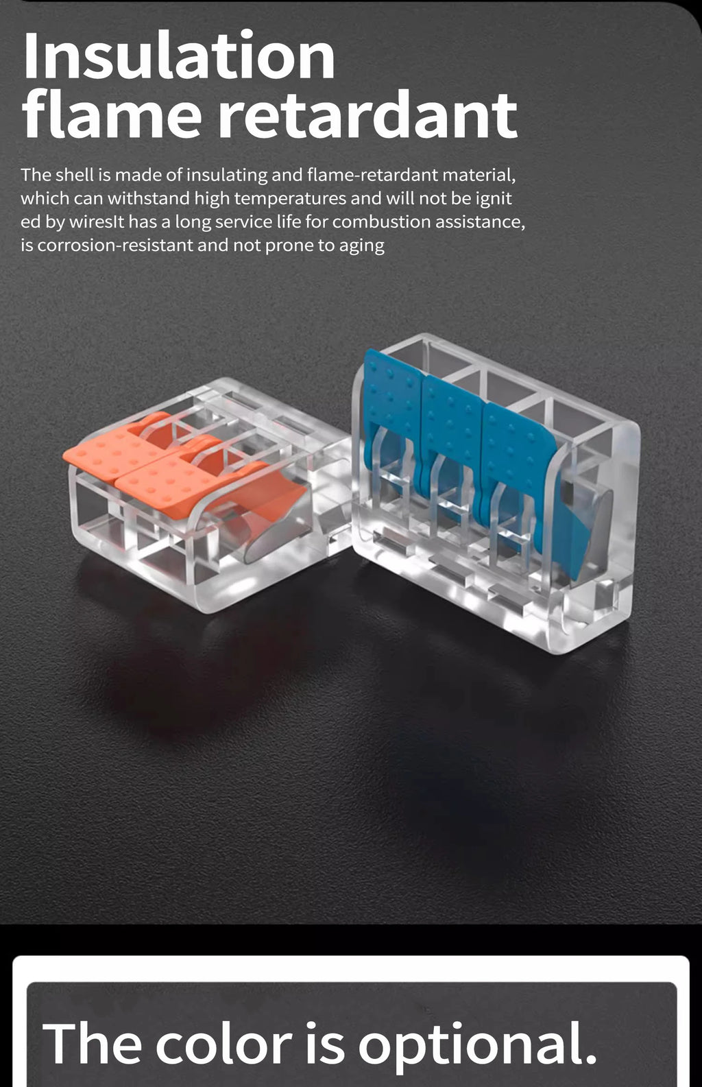 30-100 Pcs Cable Wire Connectors Mini Quick Terminal Block Electrical Connectors Reusable Type Quick Plug-in Terminals
