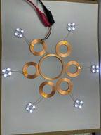Wireless Coil Induction Receiver Light LED Lamp For Wireless Power Supply Transmitter Maglev Magnetic Levitation Lamp