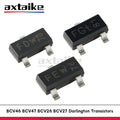 20PCS BCV46 BCV47 BCV26 BCV27 SOT-23 Marking Code FG FGt FF FFt FGw FDW FEW FD 500mA 60V 30V SMD NPN PNP Darlington Transistors