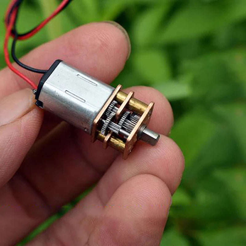 【AD】1pcs DC3V-6V 5V 28RPM Slow Speed Reducer Micro Mini N20 Full Metal Gearbox Gear Motor