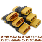 Dapter XT60 Male / Female To XT90 Male / Female Connector Conversion Adapter for Drone RC Lipo Battery Control Parts DIY Expand