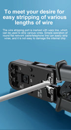 3 in 1 RJ45 Network Plier LAN Cable Crimper Pliers Cutting Three-Purpose Tool Tester 6P/8P/4P Wire Cutter Test Crimping