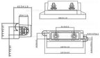 1Set ANL Automotive Fuse Holder Fusible Link With ANL Flat Type Bolt-on Blade Fuse 30A 40A 50A 60A 70A 80A 100A 120A 150A-500A