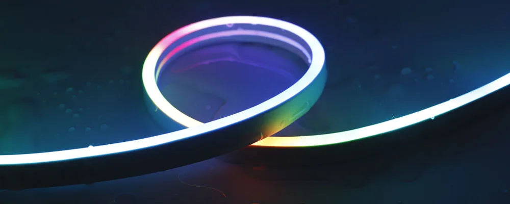 Dream Color LED Neon Strip WS2811 5050 RGBIC P67 Waterproof   Addressable Smart IC Flexible Light Tape for Room DIY DC12V/24V