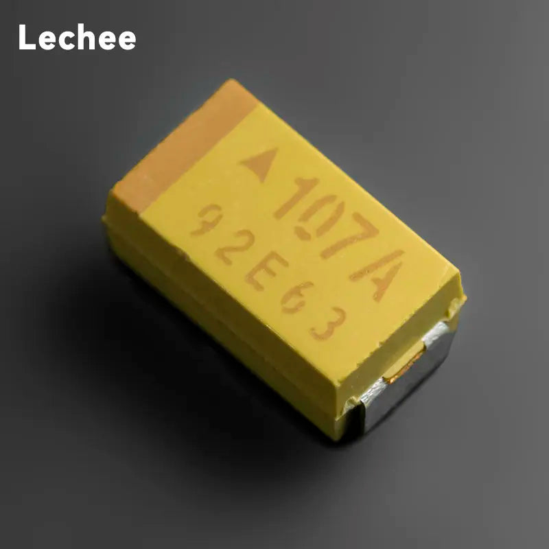 5pcs/lot 10V 16V 100uF 6032 Type C Chip Tantalum capacitor TAJC107K010RNJ TAJC107K016RNJ 107C 107A New original