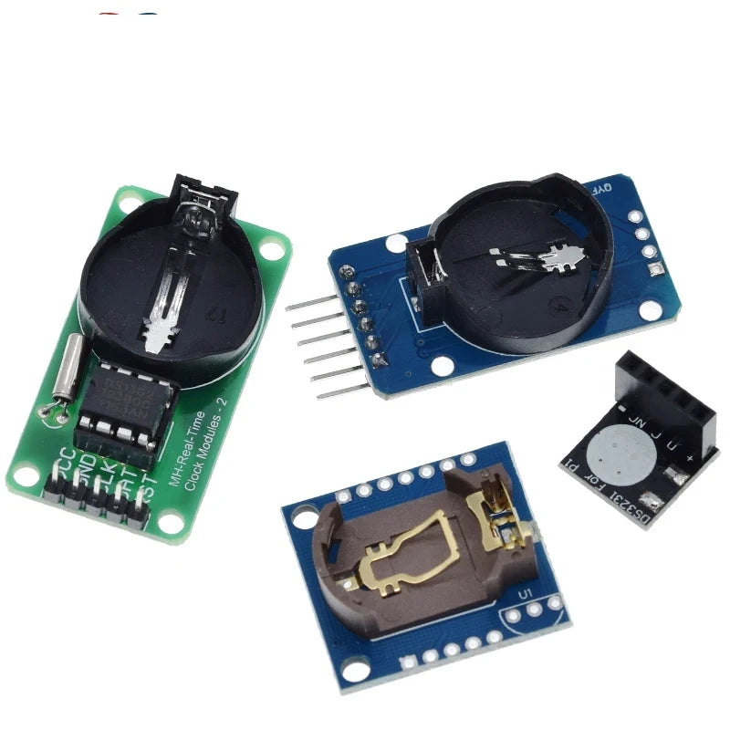 DS1302 DS1307 DS3231 AT24C32 IIC Module Precision Clock Module DS3231SN Memory Module Real Time Module 3.3V 5V For Raspberry Pi