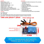 1PCS DHT11 DHT22 AM2320 Digital Temperature Humidity Sensor Module Board with DuPont Line For Arduino High Precision