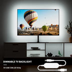 5V USB Tuya WiFi Tuya Zigbee 3.0 Warm White COB LED Strip Light Flexible Dimmable 8mm Width 320leds/m 4mm Width 480leds/m RA90