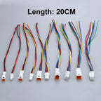JCD Waterproof JST JWPF Connector 2P 3P 4P 6P 8P Male And Female Plug Socket 0.3m ² Wire Harness 02t/02r/03t/03r With 20CM Wire