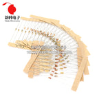 640pcs 1/8W Carbon Film Resistor Kit 5% Resistance Assorted Set 64valuesX10pcs 1R - 10M ohm 0.125W Sample Pack