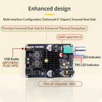 XY-1001W 100W Mono Digital Power Amplifier Board TPA3116D2 Audio Stereo Subwoofer Amplifier Board Bluetooth AUX DC 9-24V